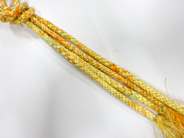 正絹　手組帯締め